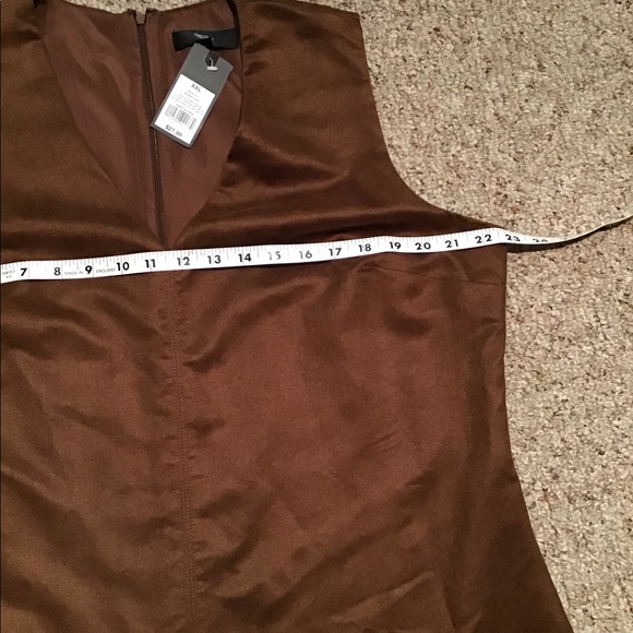 Women’s size XXL new with tags v neck jumper dress brown - Picture 8 of 8